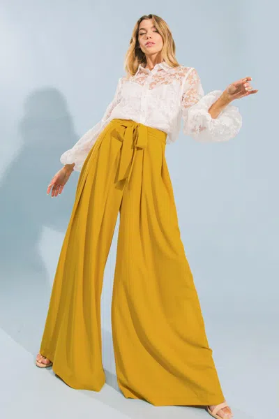 Truedames Love And Beyond Woven Pants In Orange