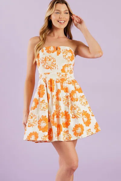 Truedames Love Me More Woven Mini Dress In Multi