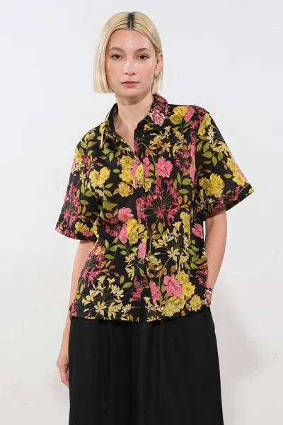 Truedames Love You More Woven Top In Multi