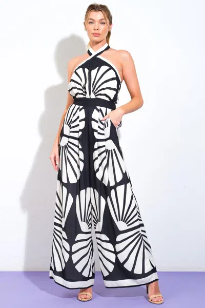 Truedames Lovely Existence Woven Jumpsuit In Black