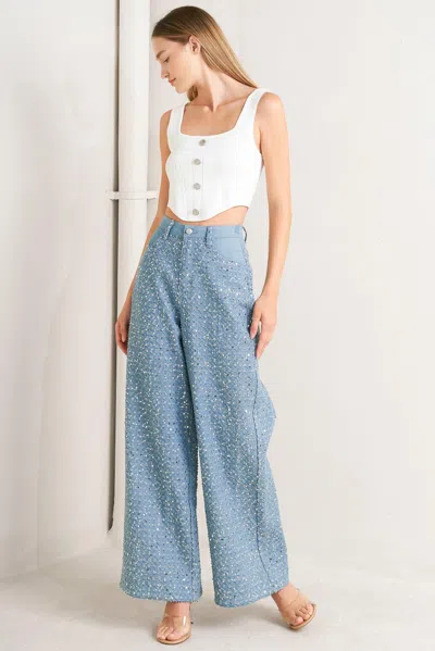 Truedames Loving Everyday Denim Pants In Blue