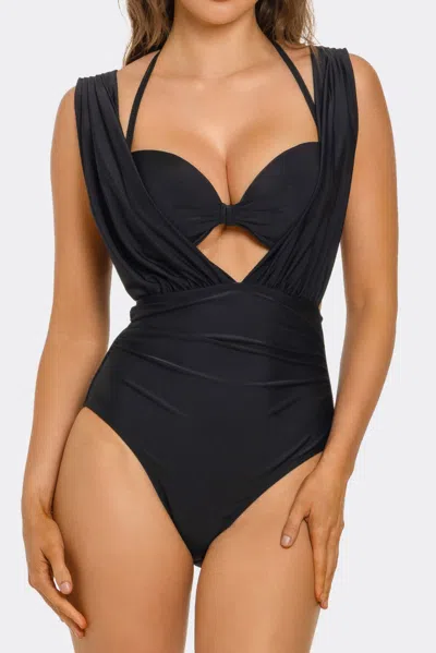 Truedames Lucie Swimsuit Set In Black