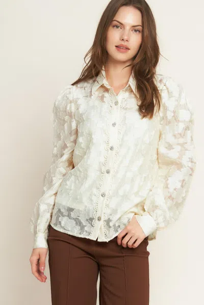 Truedames Luminous Glow Woven Top In Multi