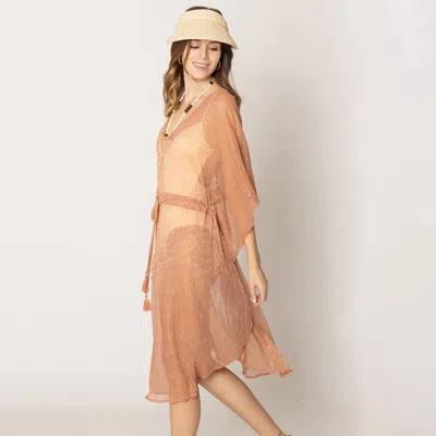 Truedames Lurex String Poncho In Multi