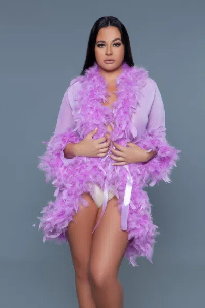 Truedames Lux Robe In Purple