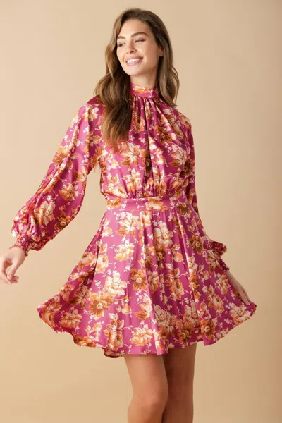 Truedames Luxe Legacy Woven Mini Dress In Multi
