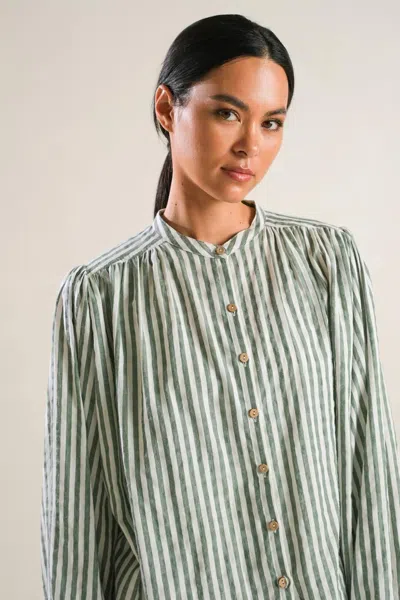 Truedames Made Me Realize Peasant Top In Green