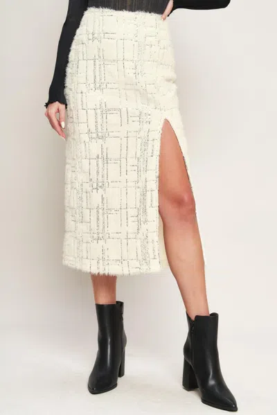 Truedames Made You My World Woven Midi Skirt In Multi