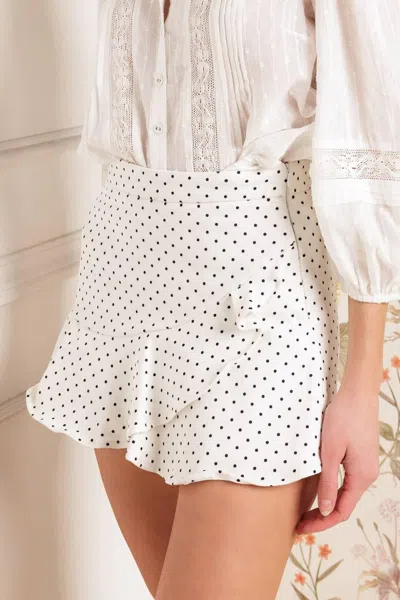 Truedames Makes Me Smile Woven Skort In Multi