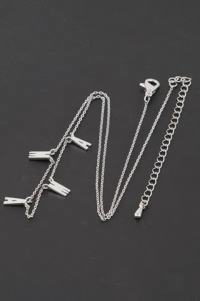 Truedames Mama Chain Necklace In Metallic