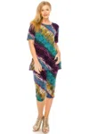 Truedames Matching Capri Pant Set In Plus Size In Purple