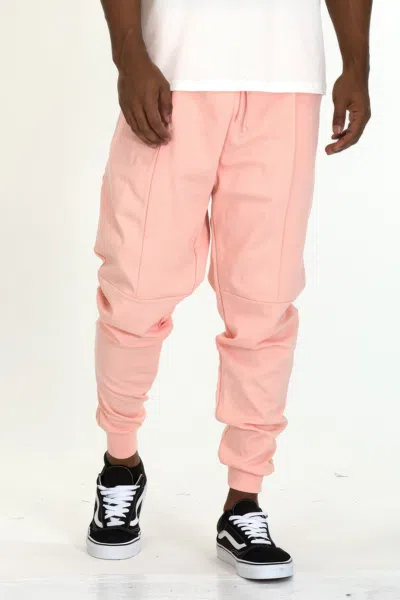 Truedames Men's Active Casual Jogger Pants In Pink