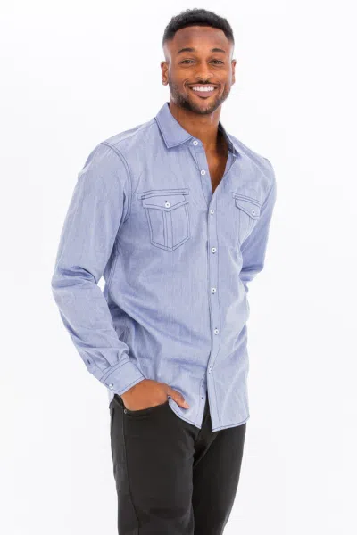 Truedames Men's Casual Long Sleeve Shirts In Black