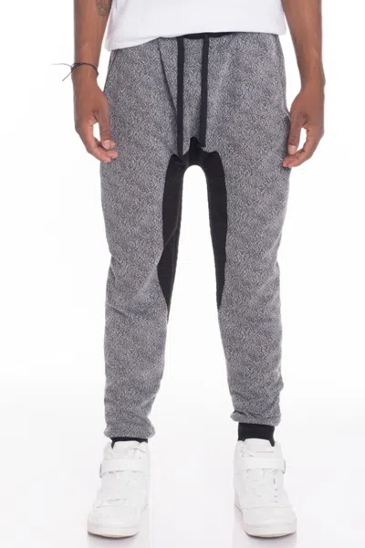 Truedames Mens Casual Marbled Sweat Pant Jogger In Black