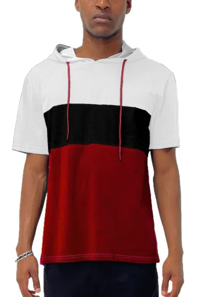Truedames Mens Short Sleeve Hooded Tshirt In Multi