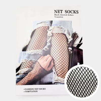 Truedames Mesh Fishnet Pantyhose Tights In Black
