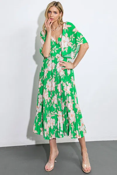 Truedames Message In A Bottle Woven Midi Dress In Multi