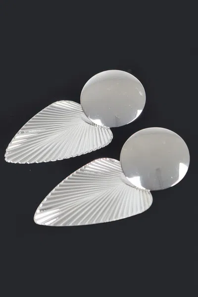 Truedames Metal Earring In Silver