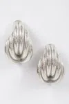 Truedames Metal Stud Earring In Silver