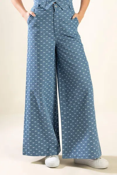 Truedames Mimosa Morning Woven Pants In Blue