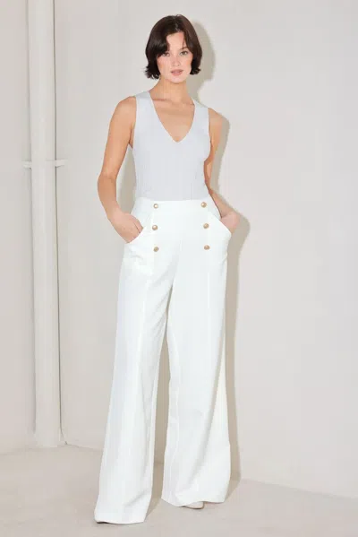 Truedames Minimal Prestige Woven Pants In White