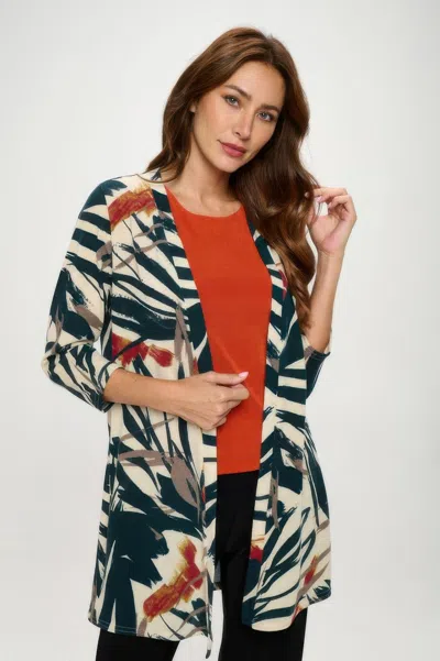 Truedames Mir Duster Jacket In Green