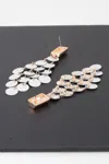 Truedames Modern Diamond Sequin Earrings In Multi