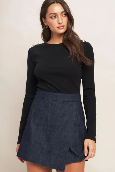 Truedames Modern Staple Woven Combination Romper In Black