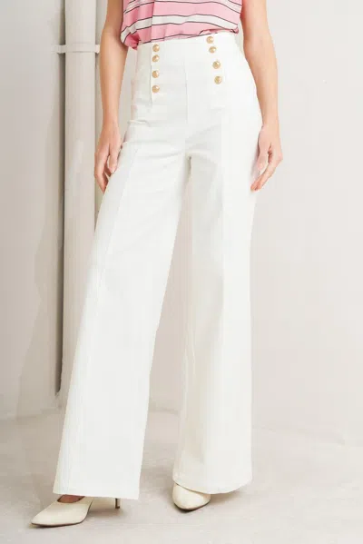 Truedames Moon Deck Woven Pants In White