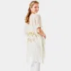 Truedames 'mother Of Bride' Cover Up Kimono Poncho In White