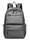 Truedames Multi Pocketed Adjustable Strap Backpack Bag In Gray