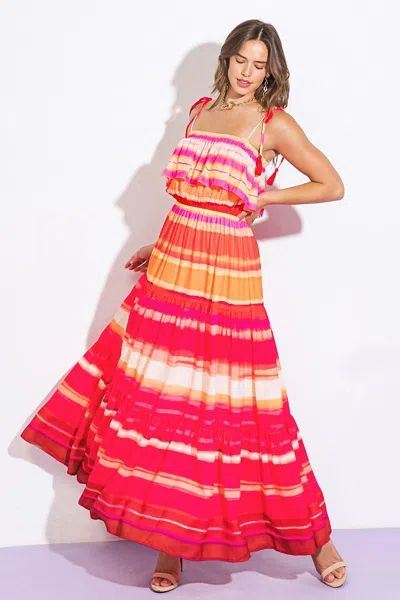 Truedames My Dearest Darling Woven Maxi Dress In Multi