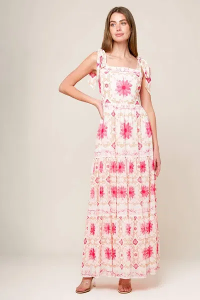 Truedames My Debut Woven Maxi Dress In Multi
