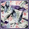 Truedames Nature Inspired Feather Square Scarf In Multi