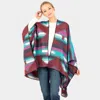 Truedames Navajo Pattern Winter Cape In Multi