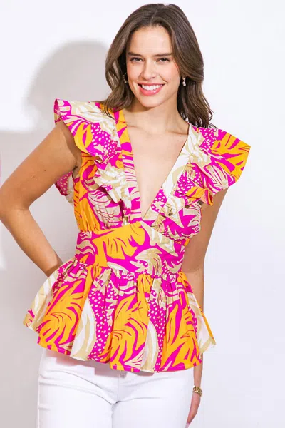 Truedames Need A Little More Woven Top In Multi