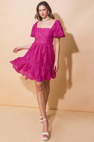 Truedames Never Be The Same Woven Mini Dress In Pink