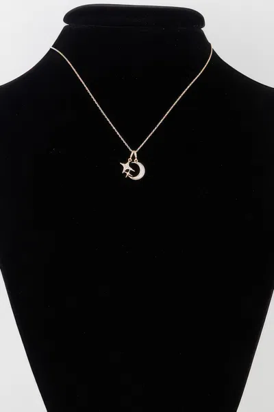 Truedames Night Sky Pendant Necklace In Gold