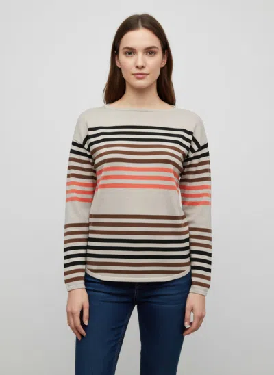 Truedames Ninety Striped Sweater In Multi