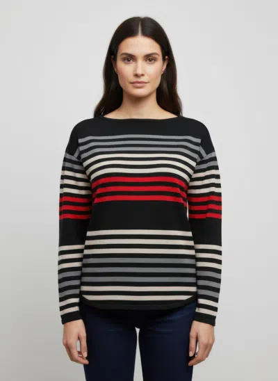 Truedames Ninety Striped Sweater In Pattern