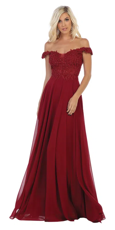 Truedames Off The Shoulder A Line Prom Dress In Neutral
