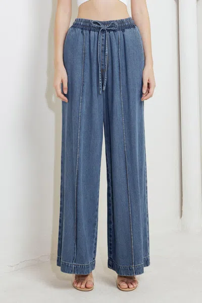 Truedames Offline Edge Indigo Denim Pants In Blue
