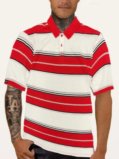 Truedames Old School Pique Polo Shirt In Red
