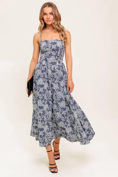 Truedames Ordinary Is Overrated Woven Midi Dress In Multi