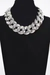 Truedames Oversized Chain Necklace In Silver