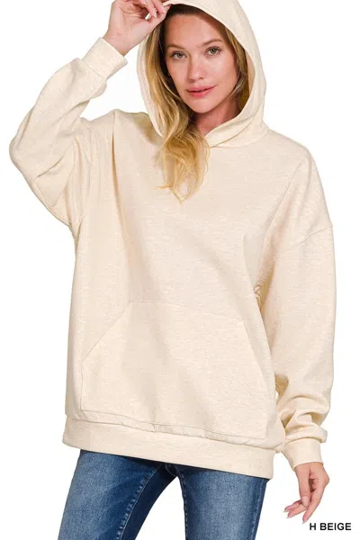 Truedames Oversized Scuba Hoodie With Kangaroo Pocket In Multi
