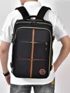 Truedames Oxford Cloth Multifunction Backpack Bag In Black