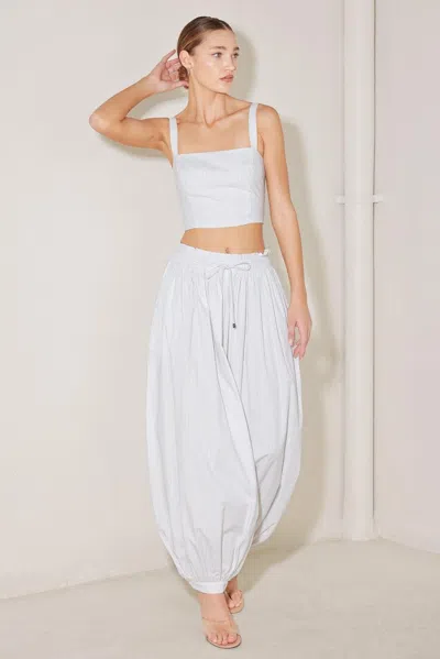 Truedames Pacific Ease Woven Ballon Pants In White