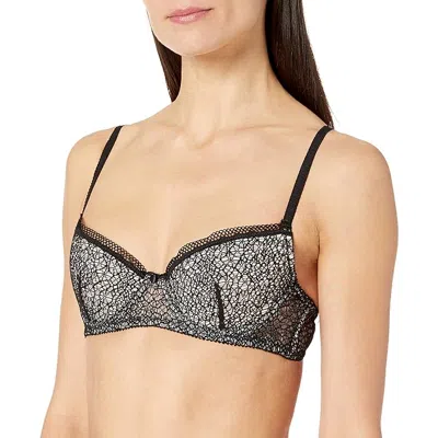 Truedames Padded Balcony Bra In Black