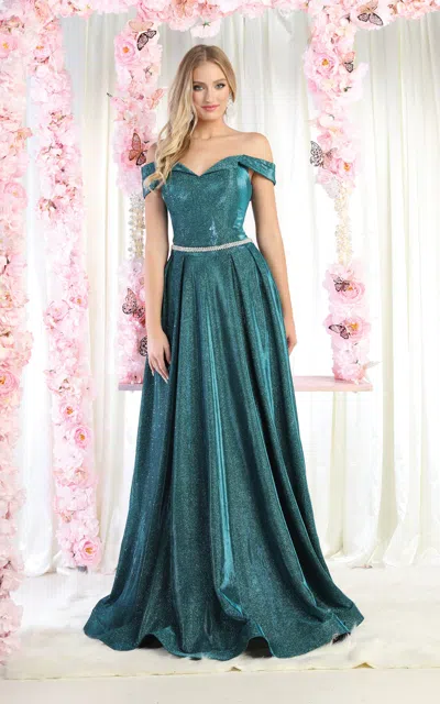 Truedames Pageant A-line Formal Gown In Green
